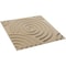 Ekena Millwork 19 5/8in. W x 19 5/8in. H Spiral EnduraWall Decorative 3D Wall Panel Covers 2.67 Sq. Ft. WP20X20SPGBE - alternate 6